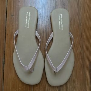 Saks Fifth Avenue flip flop